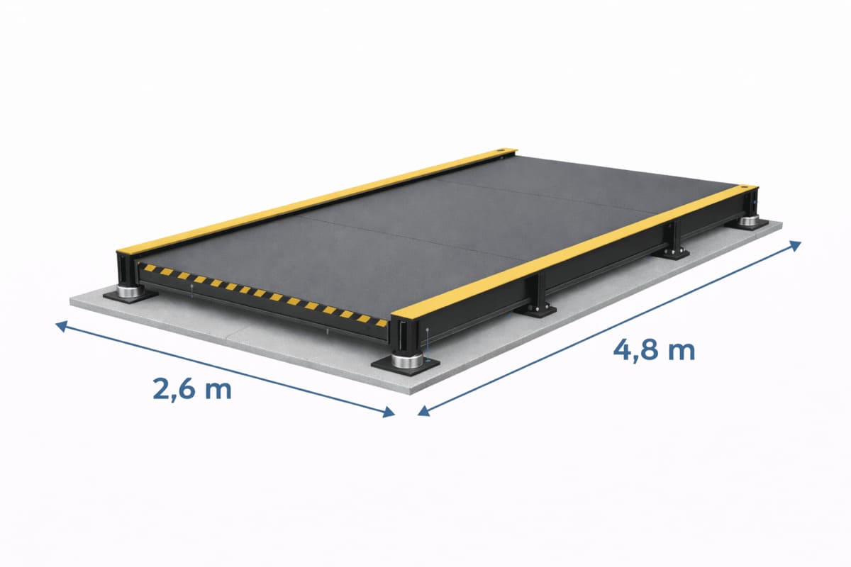 Jembatan Timbangan Ukuran 4,8 M X 2,6 M - CV BMT